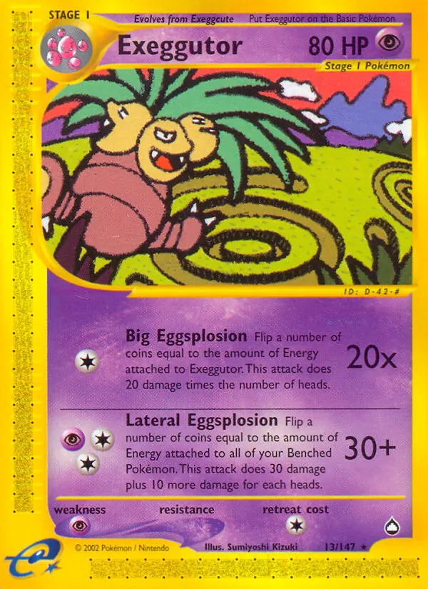 Exeggutor — Aquapolis 13