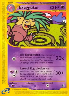 Exeggutor — Aquapolis 13