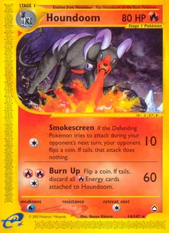 Houndoom — Aquapolis 14