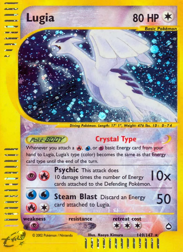 Lugia — Aquapolis 149