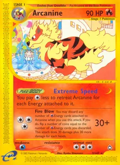 Arcanine — Aquapolis 2