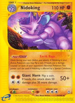 Nidoking — Aquapolis 24