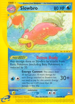 Slowbro — Aquapolis 33