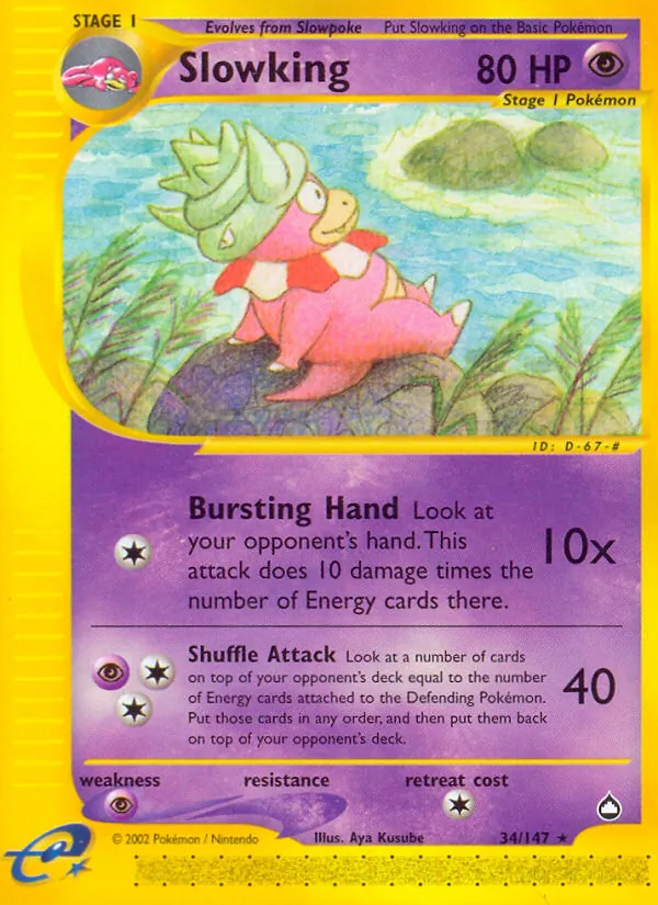 Slowking — Aquapolis 34