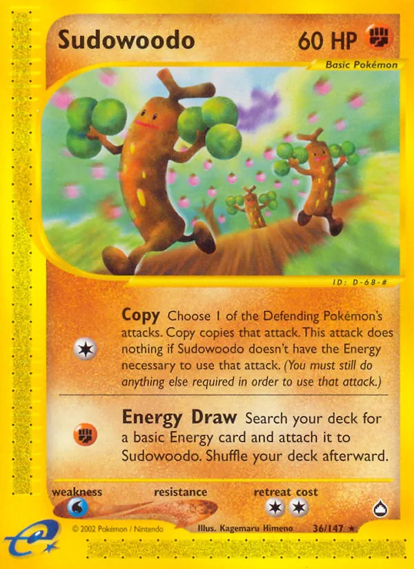 Sudowoodo — Aquapolis 36