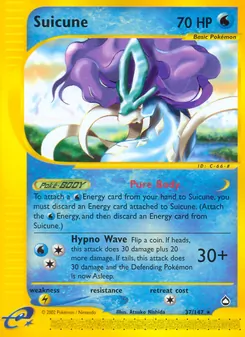 Suicune — Aquapolis 37