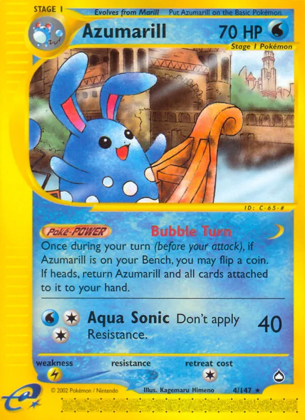 Azumarill — Aquapolis 4