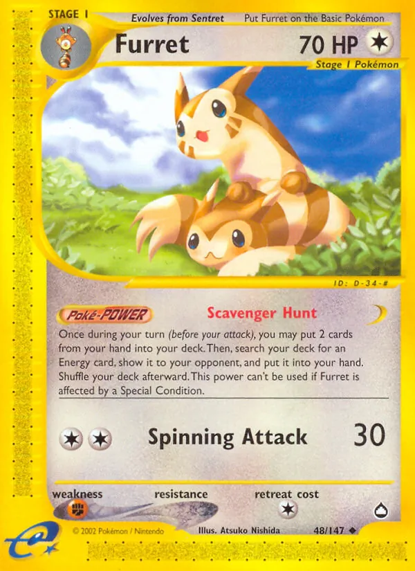 Furret — Aquapolis 48