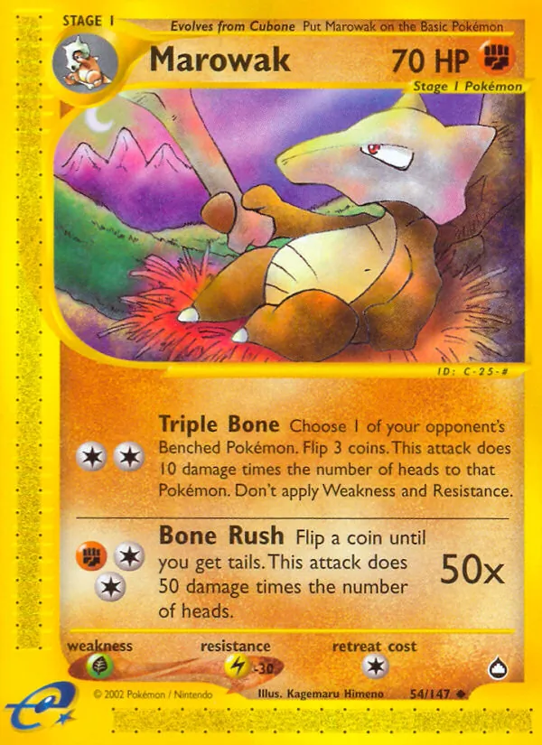 Marowak — Aquapolis 54