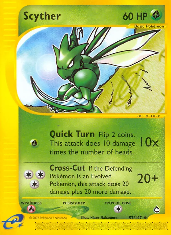 Scyther — Aquapolis 57
