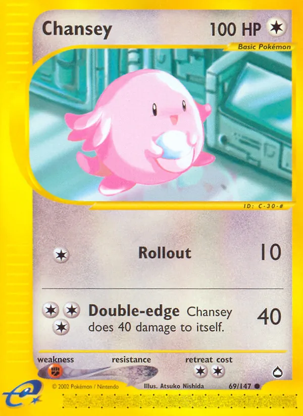 Chansey — Aquapolis 69