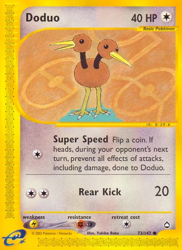 Doduo — Aquapolis 73