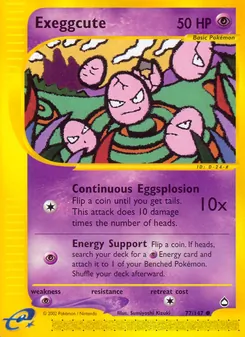 Exeggcute — Aquapolis 77