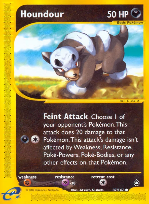Houndour — Aquapolis 87