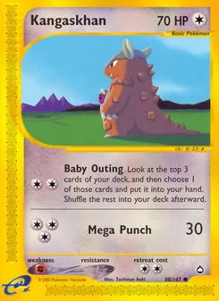 Kangaskhan — Aquapolis 88