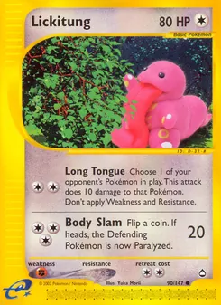 Lickitung — Aquapolis 90