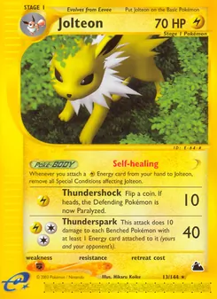 Jolteon — Skyridge 13
