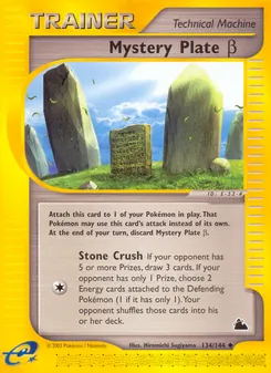 Mystery Plate β — Skyridge 134