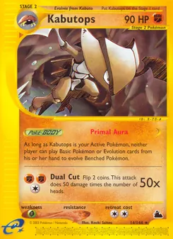 Kabutops — Skyridge 14