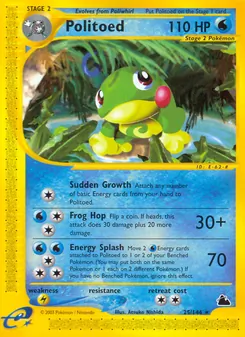 Politoed — Skyridge 25