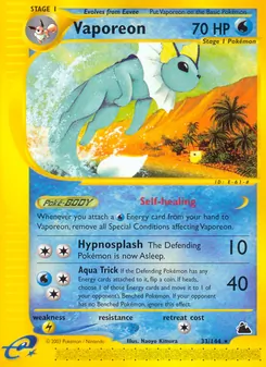 Vaporeon — Skyridge 33