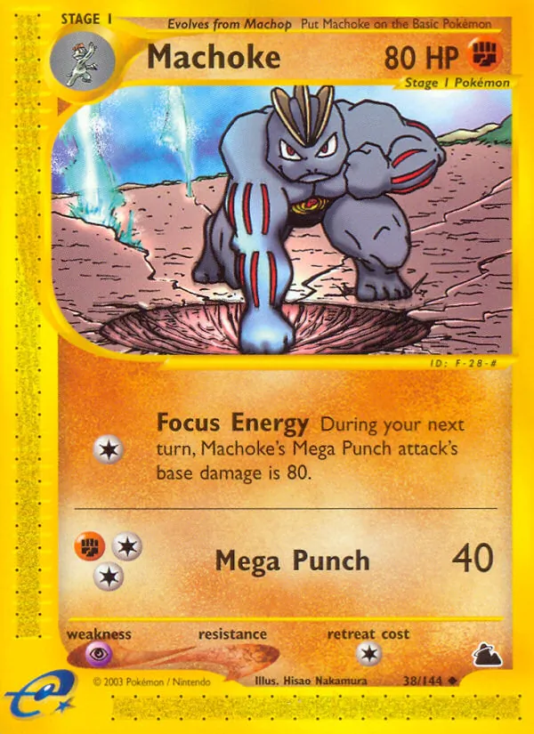 Machoke — Skyridge 38