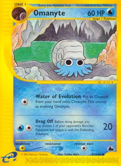 Omanyte — Skyridge 41