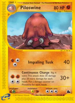Piloswine — Skyridge 43