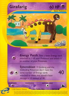 Girafarig — Skyridge 58