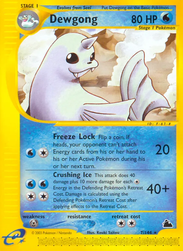 Dewgong — Skyridge 7