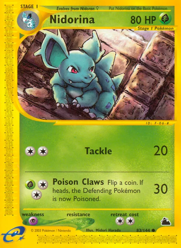 Nidorina — Skyridge 83