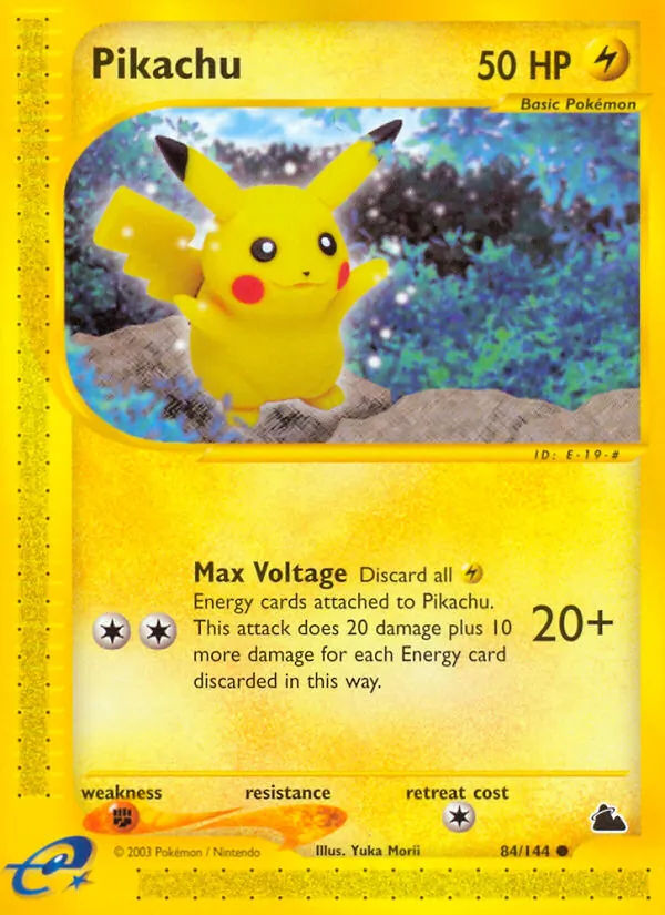 Pikachu — Skyridge 84