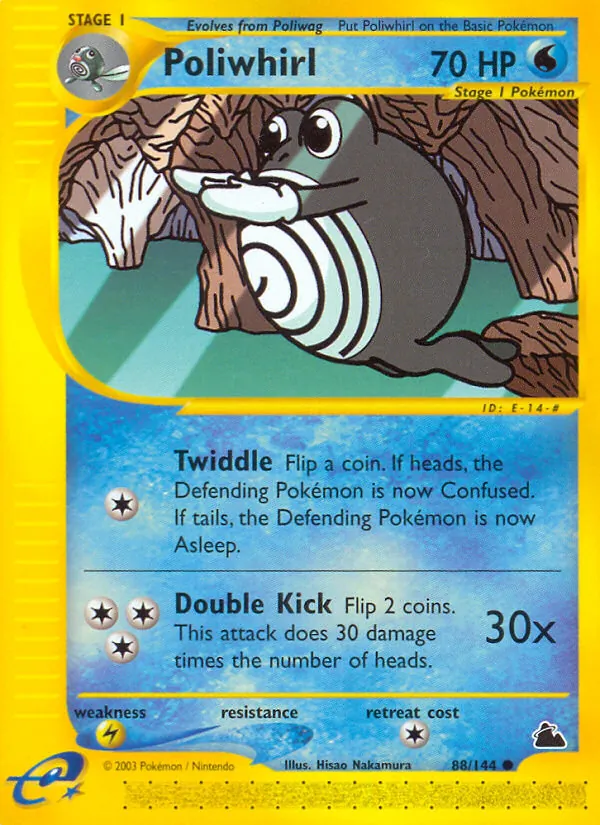 Poliwhirl — Skyridge 88