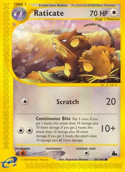 Raticate — Skyridge 89