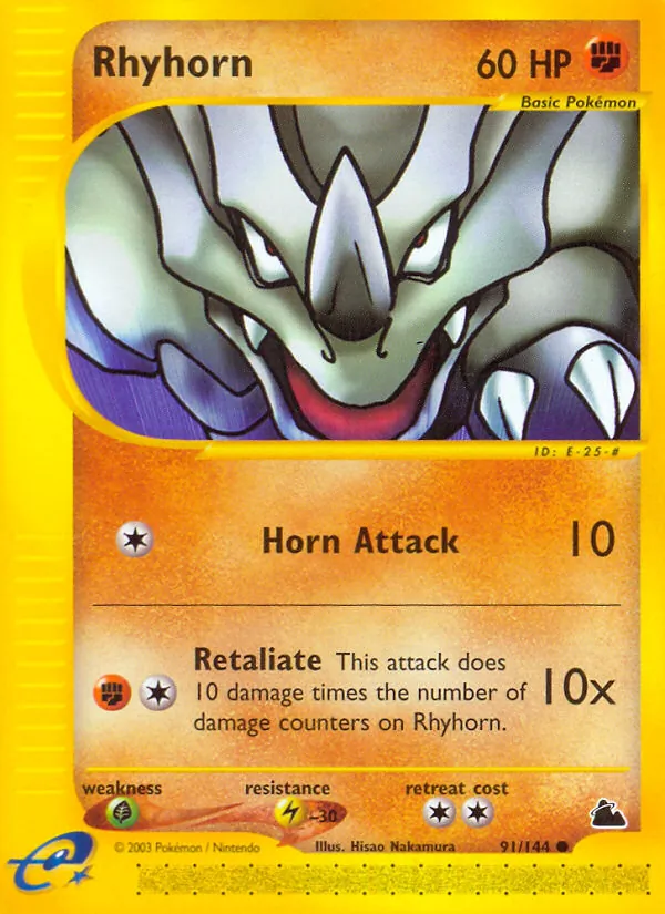 Rhyhorn — Skyridge 91
