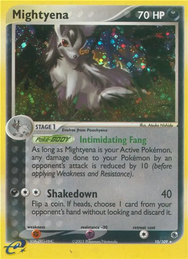 Mightyena — EX Rubi e Safira 10