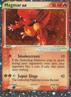 Magmar ex — EX Rubi e Safira 100