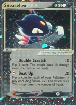 Sneasel ex — EX Rubi e Safira 103
