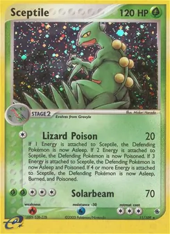 Sceptile — EX Rubi e Safira 11