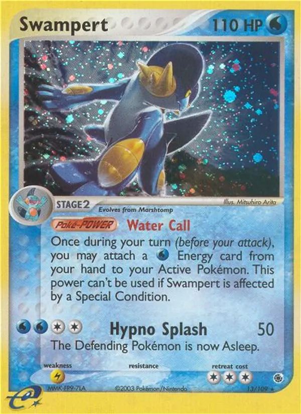 Swampert — EX Rubi e Safira 13