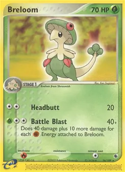 Breloom — EX Rubi e Safira 16