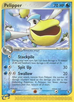 Pelipper — EX Rubi e Safira 19
