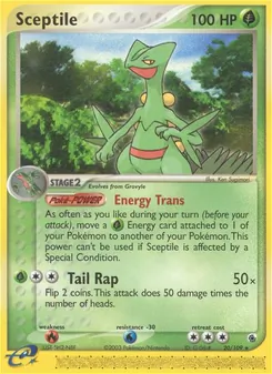 Sceptile — EX Rubi e Safira 20