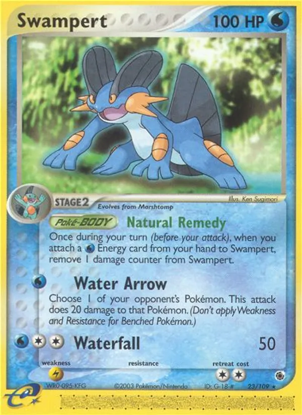 Swampert — EX Rubi e Safira 23