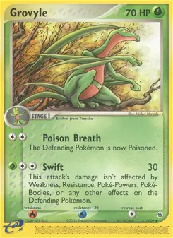 Grovyle — EX Rubi e Safira 31