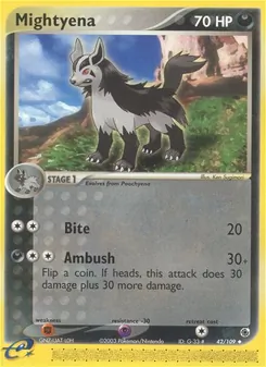 Mightyena — EX Rubi e Safira 42