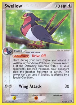 Swellow — EX Rubi e Safira 46