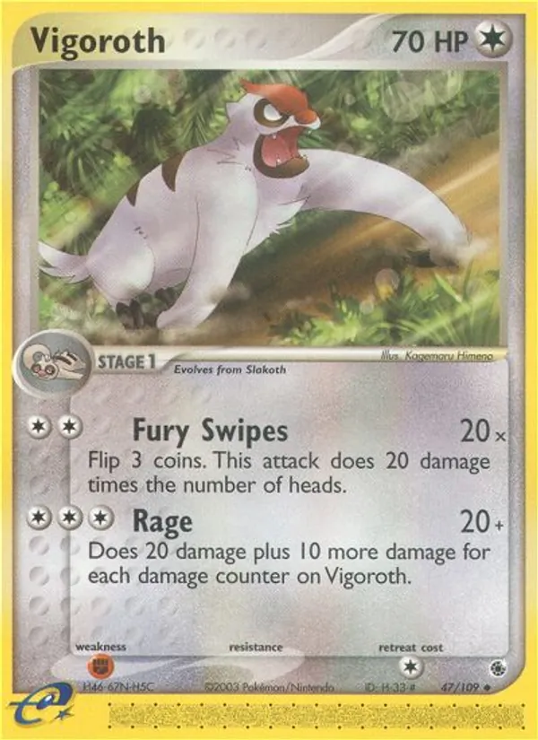 Vigoroth — EX Rubi e Safira 47