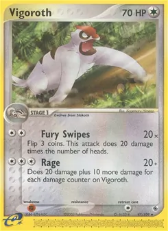 Vigoroth — EX Rubi e Safira 47