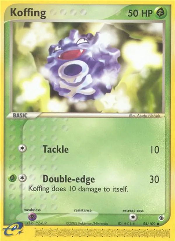 Koffing — EX Rubi e Safira 54